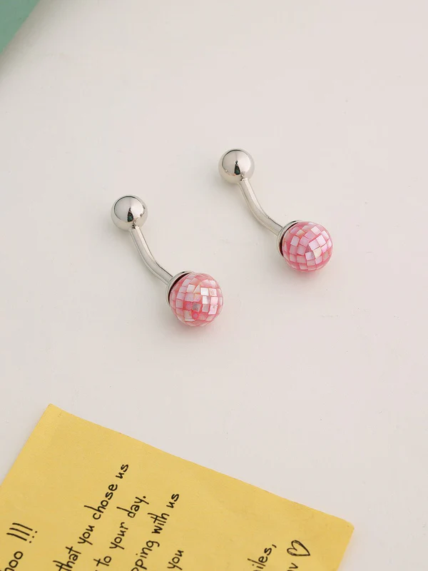 Pink Sphere Cufflinks