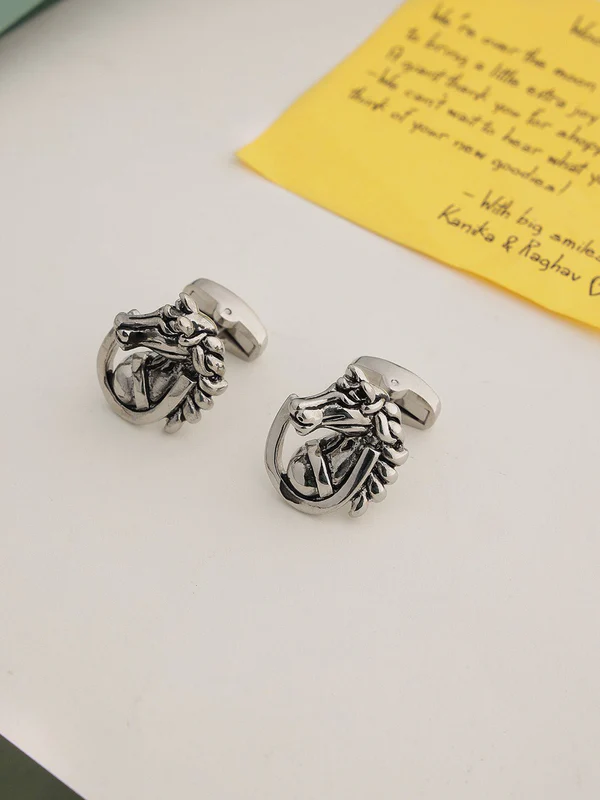 Silver Horse Cufflinks